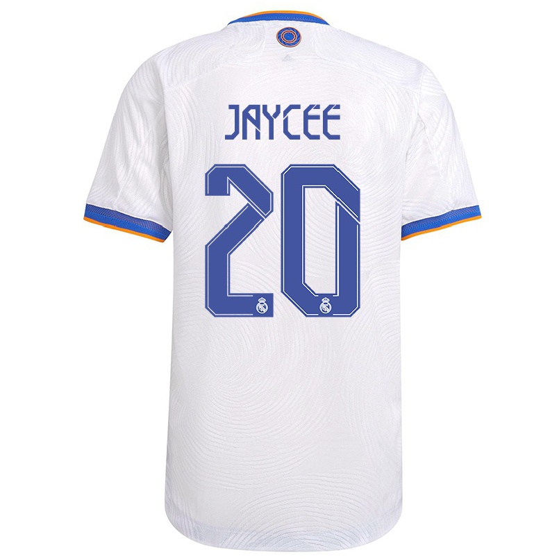 Hombre Fútbol Camiseta Carroll Jaycee #20 Blanco 1ª Equipación 2021/22 La Camisa Chile
