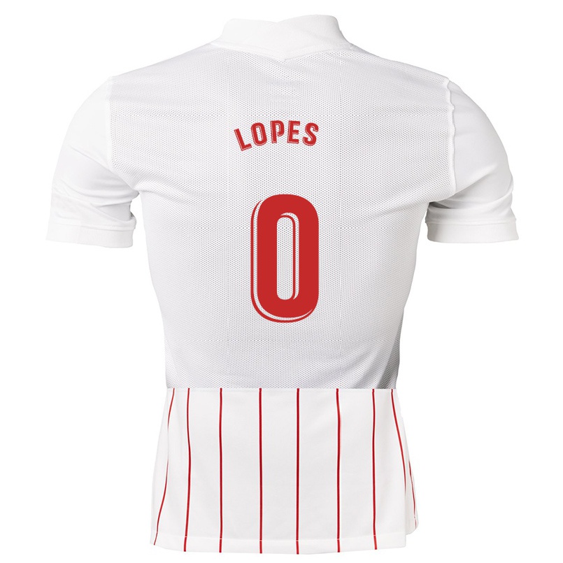 Hombre Fútbol Camiseta Rony Lopes #0 Blanco 1ª Equipación 2021/22 La Camisa Chile