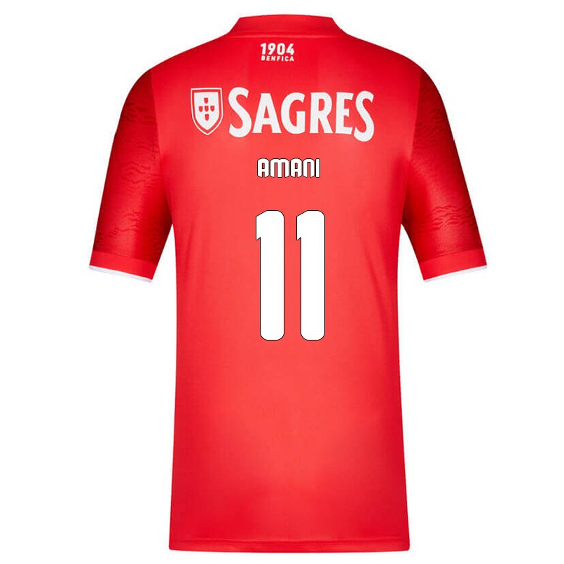 Hombre Fútbol Camiseta Jolina Amani #11 Rojo 1ª Equipación 2021/22 La Camisa Chile