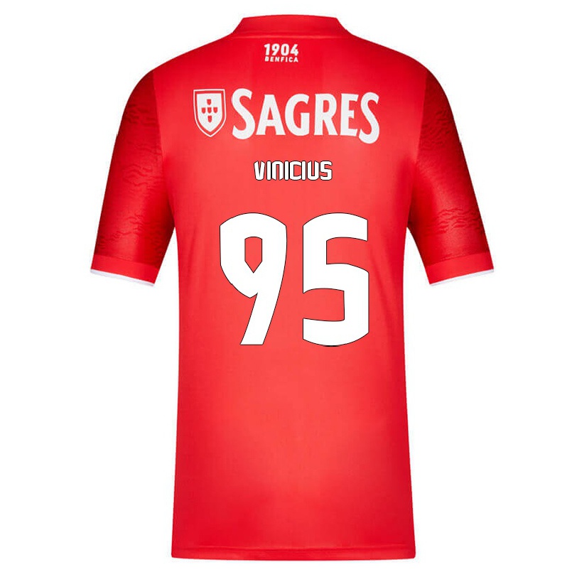 Hombre Fútbol Camiseta Carlos Vinicius #95 Rojo 1ª Equipación 2021/22 La Camisa Chile