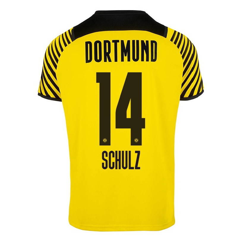 Hombre Fútbol Camiseta Nico Schulz #14 Amarillo 1ª Equipación 2021/22 La Camisa Chile