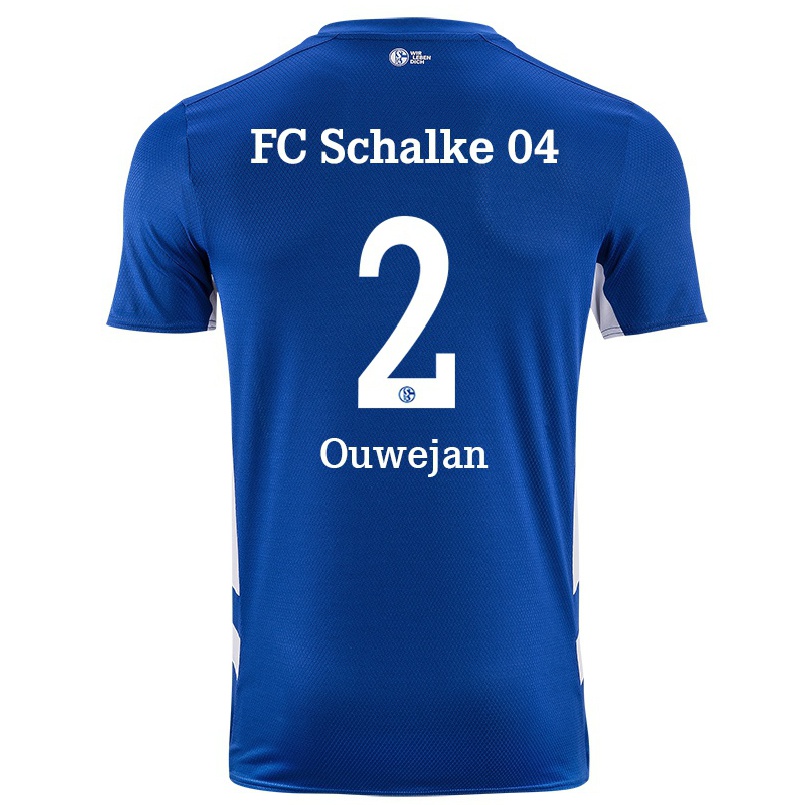Hombre Fútbol Camiseta Thomas Ouwejan #2 Azul Real 1ª Equipación 2021/22 La Camisa Chile