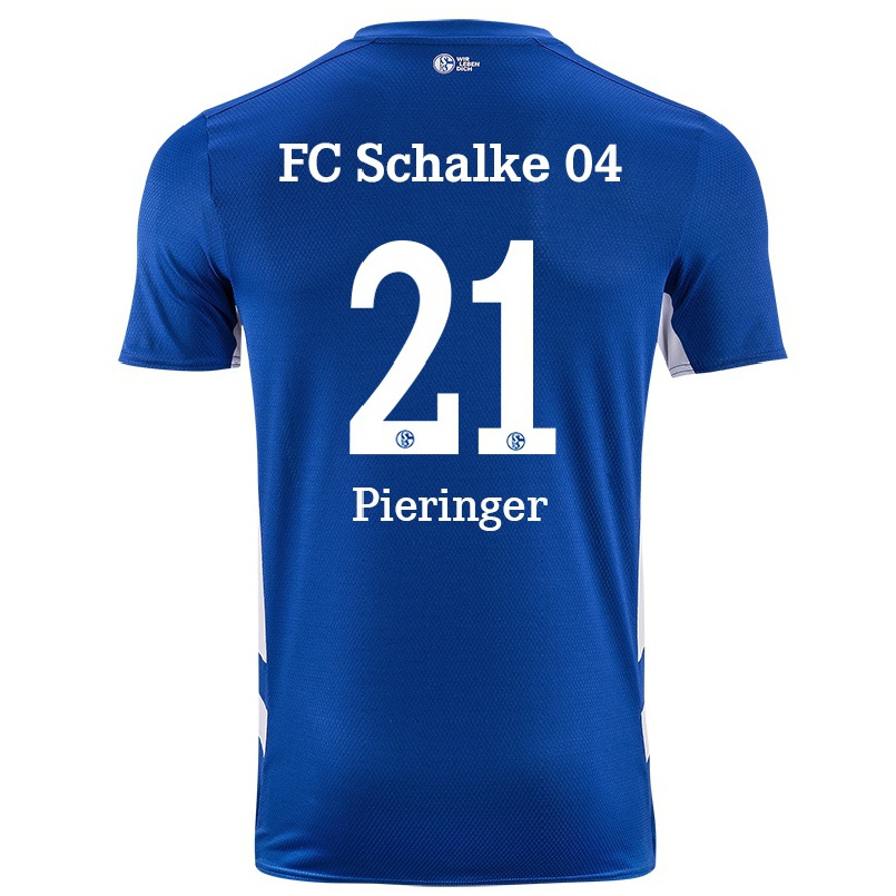 Hombre Fútbol Camiseta Marvin Pieringer #21 Azul Real 1ª Equipación 2021/22 La Camisa Chile