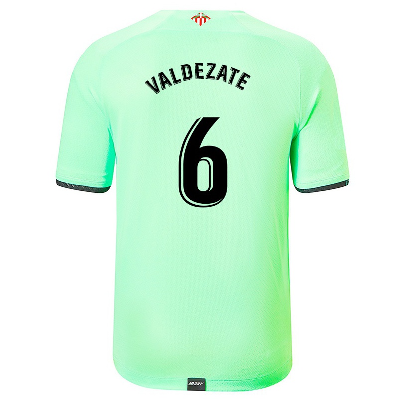 Hombre Fútbol Camiseta Oihane Valdezate #6 Verde Claro 2ª Equipación 2021/22 La Camisa Chile