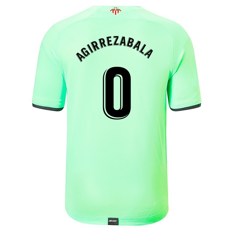 Hombre Fútbol Camiseta Julen Agirrezabala #0 Verde Claro 2ª Equipación 2021/22 La Camisa Chile