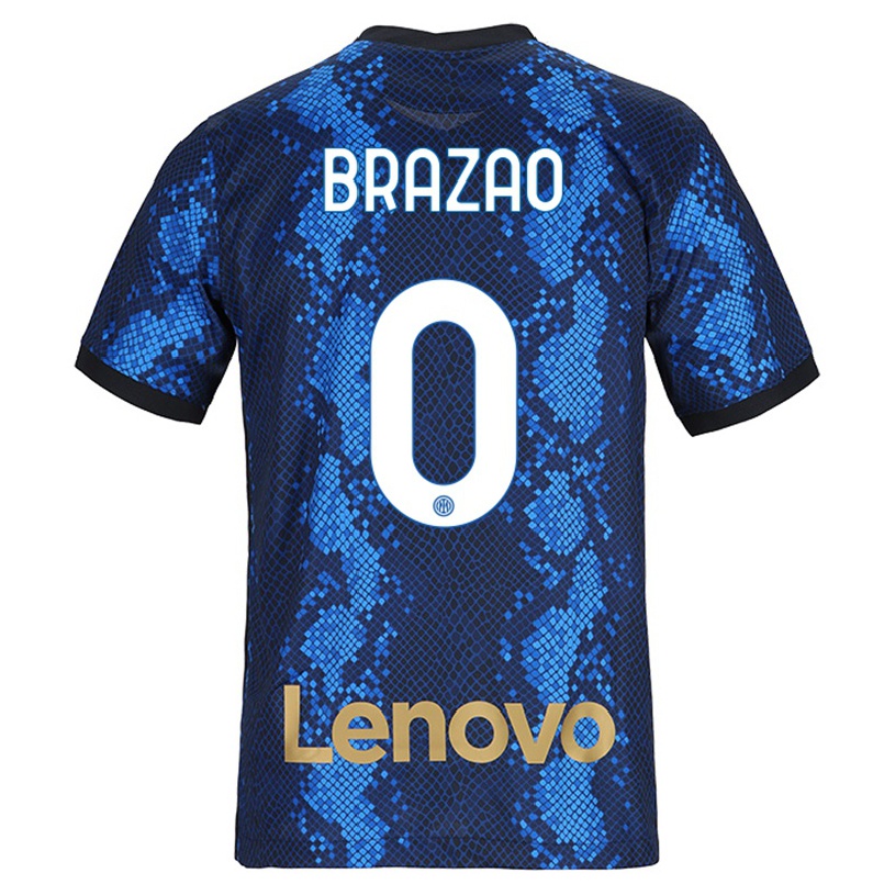 Hombre Fútbol Camiseta Gabriel Brazao #0 Azul Oscuro 1ª Equipación 2021/22 La Camisa Chile
