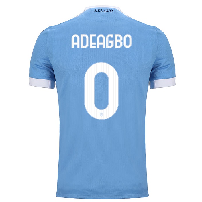 Hombre Fútbol Camiseta Enzo Adeagbo #0 Azul 1ª Equipación 2021/22 La Camisa Chile