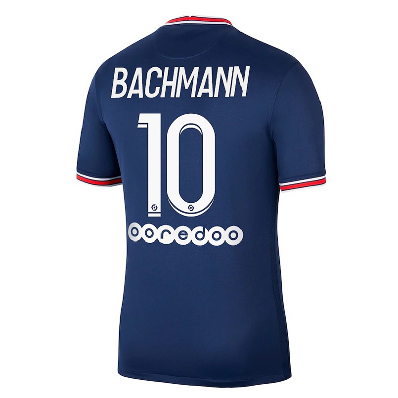 Hombre Fútbol Camiseta Ramona Bachmann #10 Azul Oscuro 1ª Equipación 2021/22 La Camisa Chile