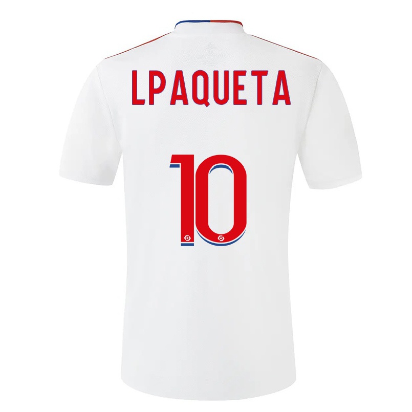 Hombre Fútbol Camiseta Lucas Paqueta #10 Blanco 1ª Equipación 2021/22 La Camisa Chile