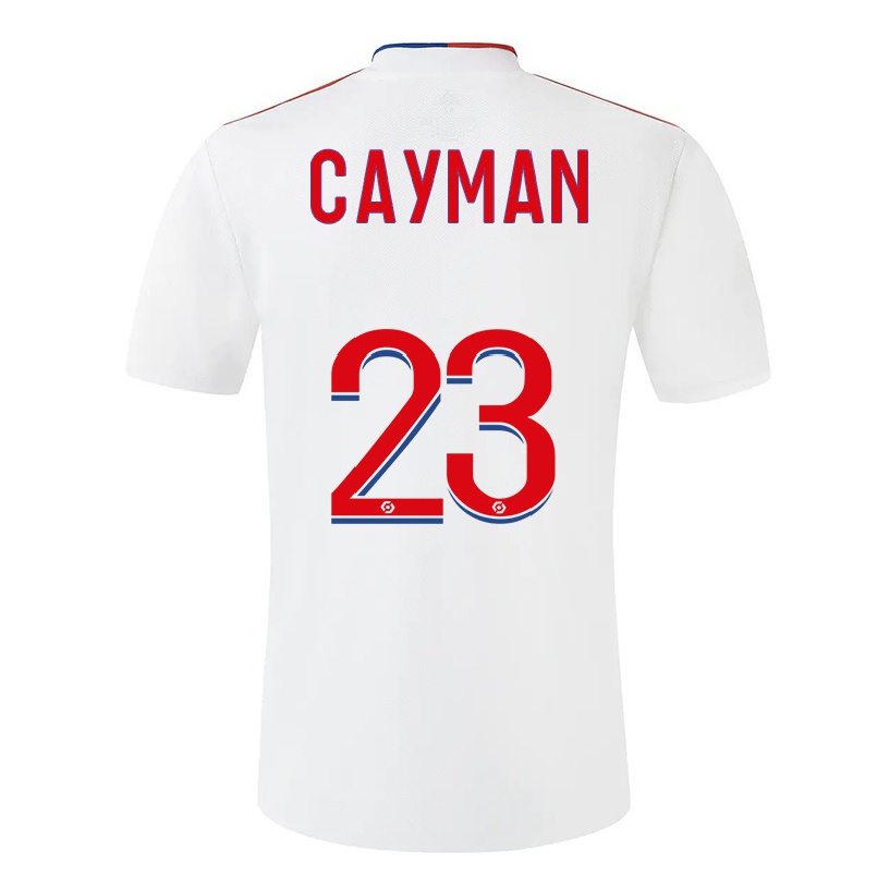Hombre Fútbol Camiseta Janice Cayman #23 Blanco 1ª Equipación 2021/22 La Camisa Chile