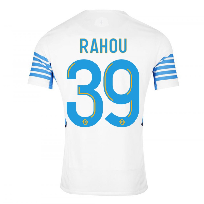 Hombre Fútbol Camiseta Jores Rahou #39 Blanco 1ª Equipación 2021/22 La Camisa Chile