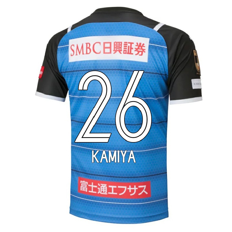 Hombre Fútbol Camiseta Kaito Kamiya #26 Azul 1ª Equipación 2021/22 La Camisa Chile