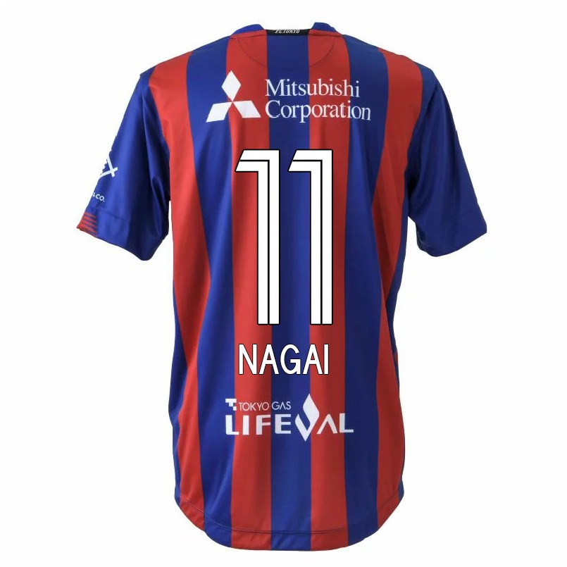 Hombre Fútbol Camiseta Kensuke Nagai #11 Rojo Azul 1ª Equipación 2021/22 La Camisa Chile