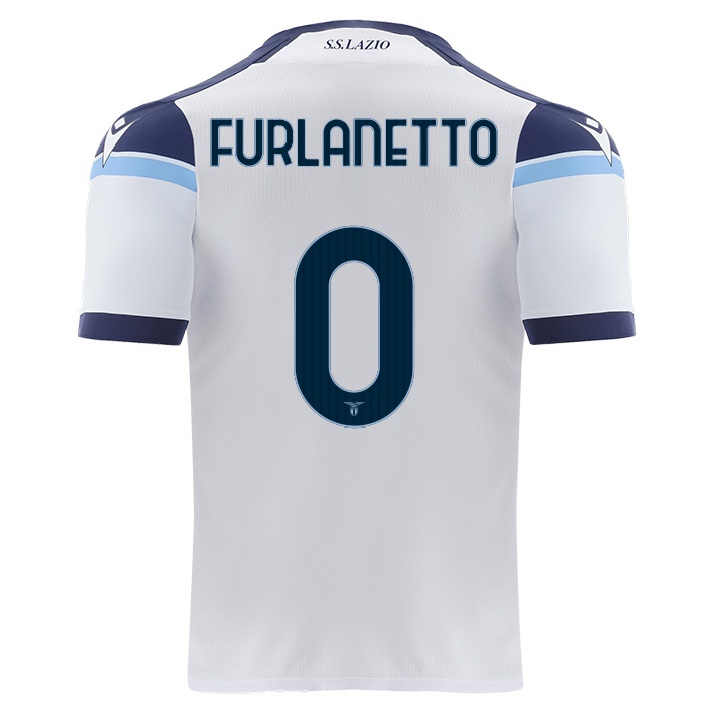Hombre Fútbol Camiseta Alessio Furlanetto #0 Blanco 2ª Equipación 2021/22 La Camisa Chile