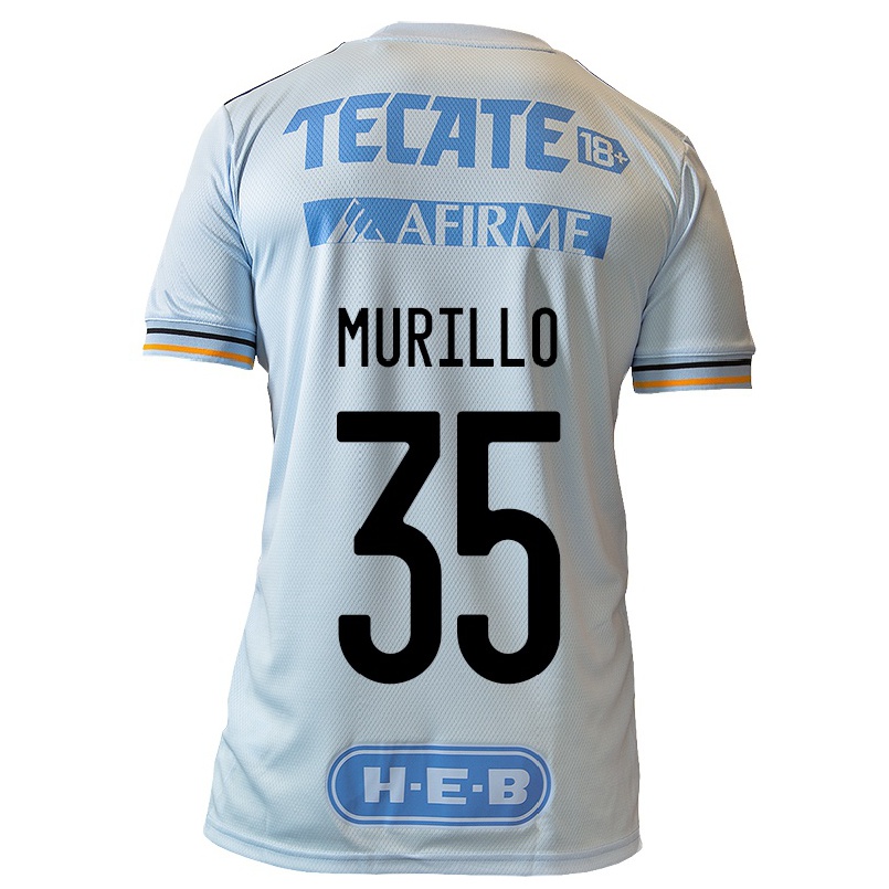 Hombre Fútbol Camiseta Angelica Murillo #35 Azul Claro 2ª Equipación 2021/22 La Camisa Chile