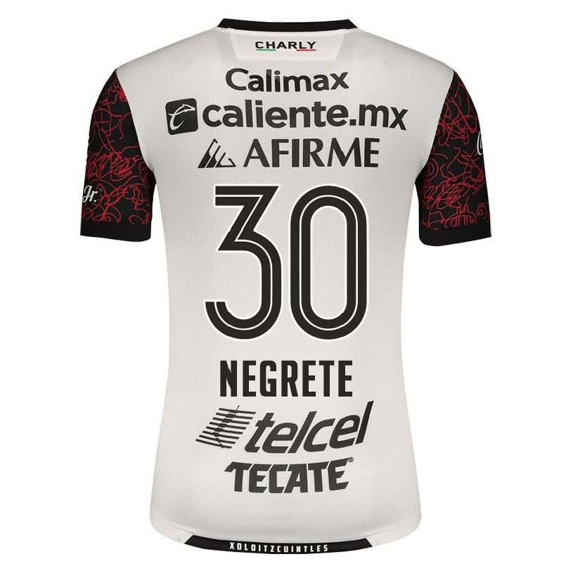 Hombre Fútbol Camiseta Yuliana Negrete #30 Blanco 2ª Equipación 2021/22 La Camisa Chile