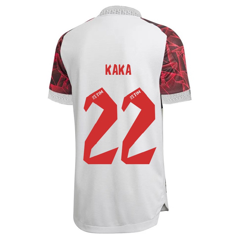 Hombre Fútbol Camiseta Kaka #22 Blanco 2ª Equipación 2021/22 La Camisa Chile