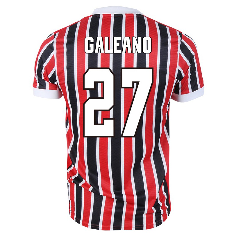 Hombre Fútbol Camiseta Antonio Galeano #27 Negro Rojo 2ª Equipación 2021/22 La Camisa Chile