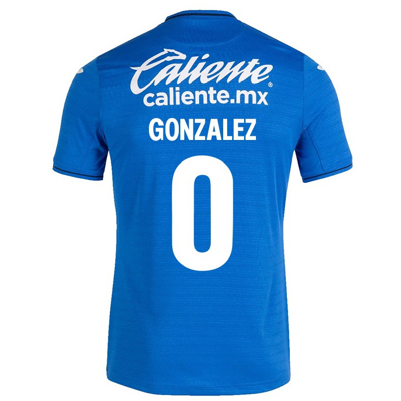 Hombre Fútbol Camiseta Alejandro Gonzalez #0 Azul Oscuro 1ª Equipación 2021/22 La Camisa Chile