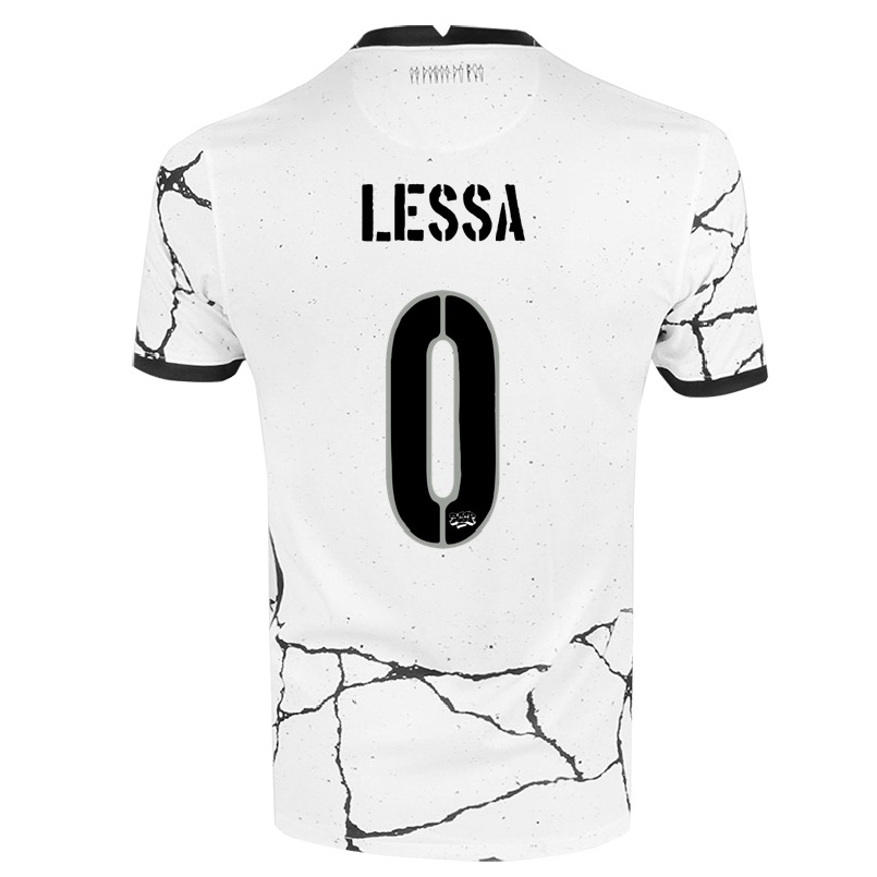 Hombre Fútbol Camiseta John Lessa #0 Blanco 1ª Equipación 2021/22 La Camisa Chile