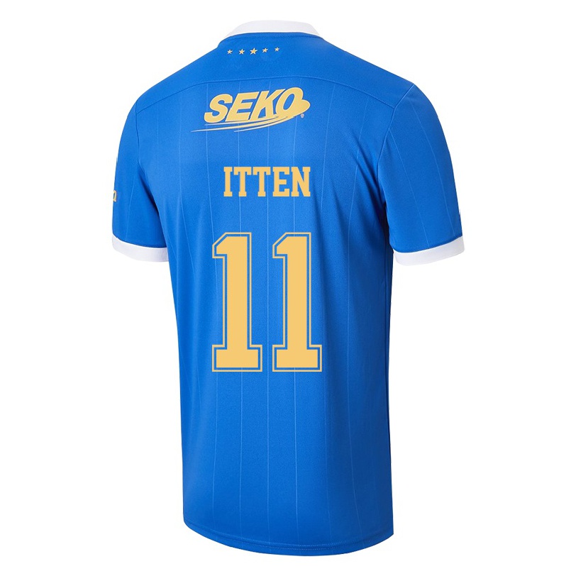 Hombre Fútbol Camiseta Cedric Itten #11 Azul 1ª Equipación 2021/22 La Camisa Chile