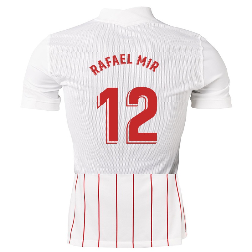 Hombre Fútbol Camiseta Rafael Mir #12 Blanco 1ª Equipación 2021/22 La Camisa Chile