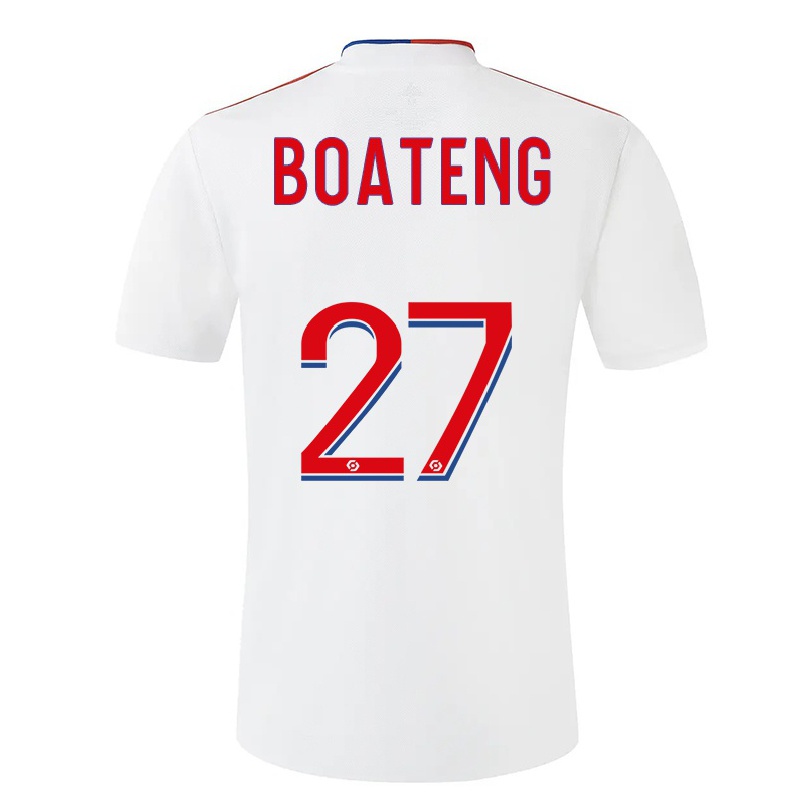 Hombre Fútbol Camiseta Jerome Boateng #27 Blanco 1ª Equipación 2021/22 La Camisa Chile