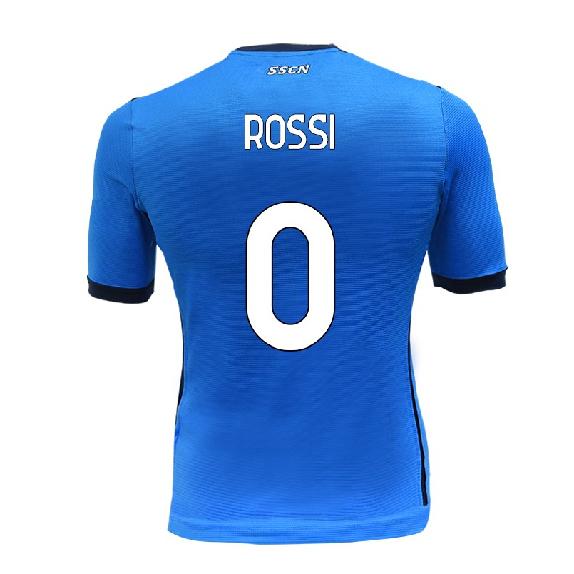 Hombre Fútbol Camiseta Francesco Rossi #0 Azul 1ª Equipación 2021/22 La Camisa Chile