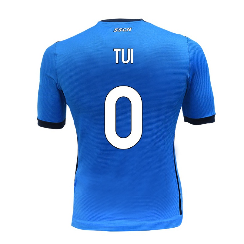 Hombre Fútbol Camiseta Sara Tui #0 Azul 1ª Equipación 2021/22 La Camisa Chile