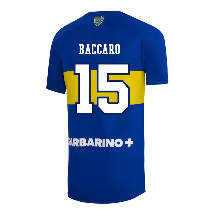 Hombre Fútbol Camiseta Camila Baccaro #15 Azul Real 1ª Equipación 2021/22 La Camisa Chile