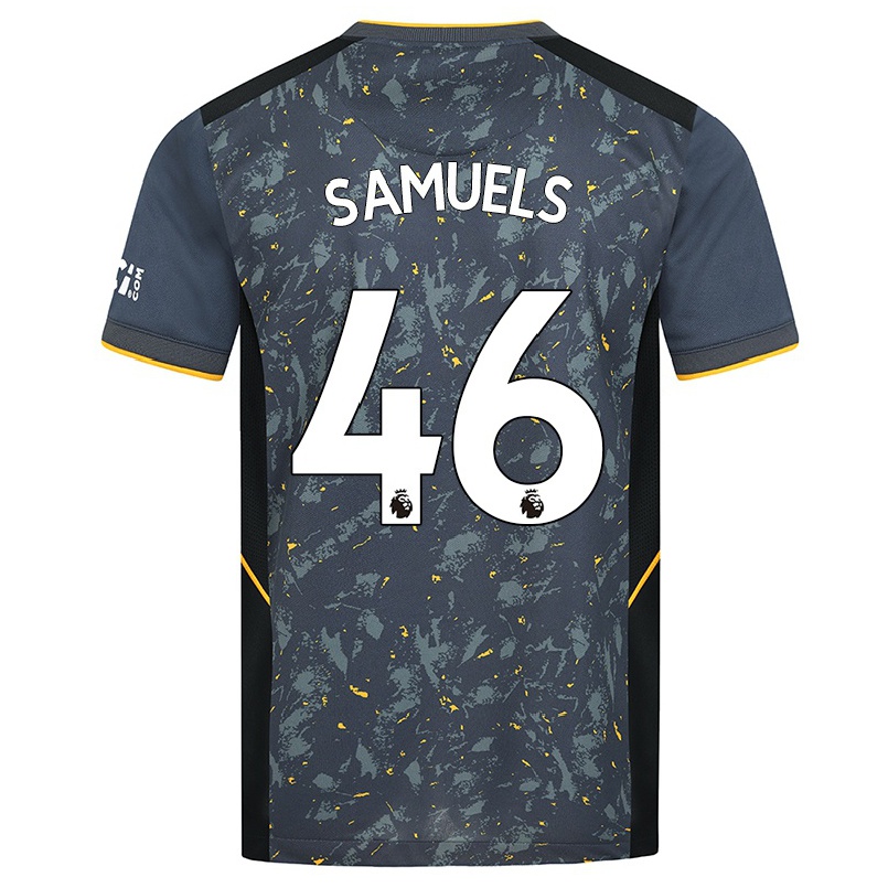 Hombre Fútbol Camiseta Austin Samuels #46 Gris 2ª Equipación 2021/22 La Camisa Chile