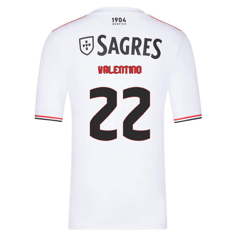 Hombre Fútbol Camiseta Valentino Lazaro #22 Blanco 2ª Equipación 2021/22 La Camisa Chile