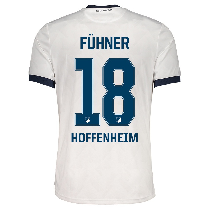 Hombre Fútbol Camiseta Anne Fuhner #18 Blanco 2ª Equipación 2021/22 La Camisa Chile