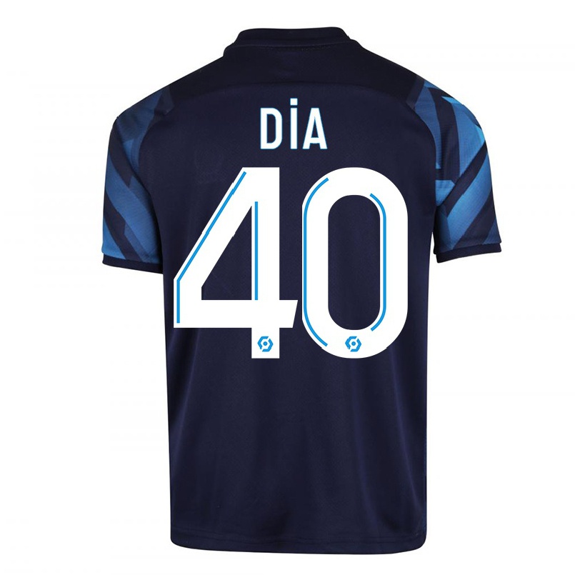 Hombre Fútbol Camiseta Issiar Dia #40 Azul Oscuro 2ª Equipación 2021/22 La Camisa Chile
