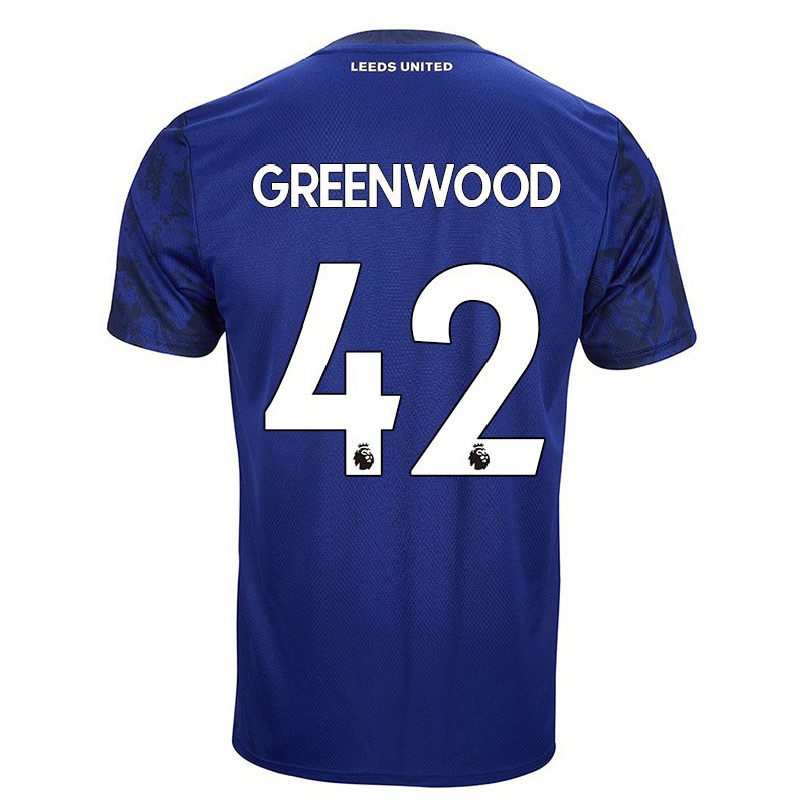 Hombre Fútbol Camiseta Sam Greenwood #42 Azul Real 2ª Equipación 2021/22 La Camisa Chile