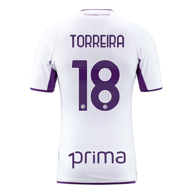 Hombre Fútbol Camiseta Lucas Torreira #18 Blanco 2ª Equipación 2021/22 La Camisa Chile