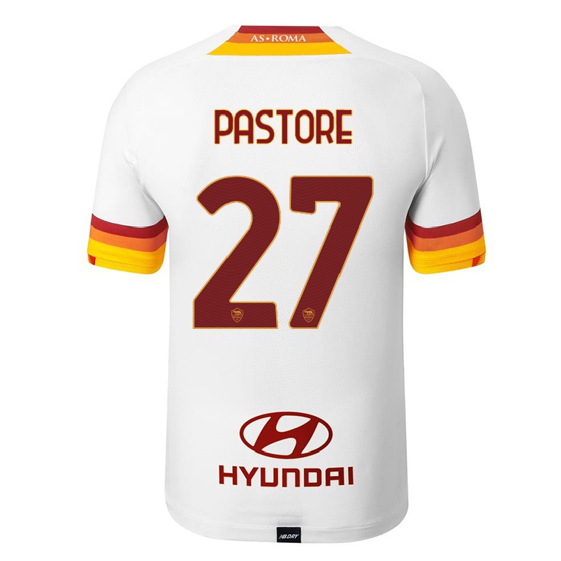 Hombre Fútbol Camiseta Javier Pastore #27 Blanco 2ª Equipación 2021/22 La Camisa Chile