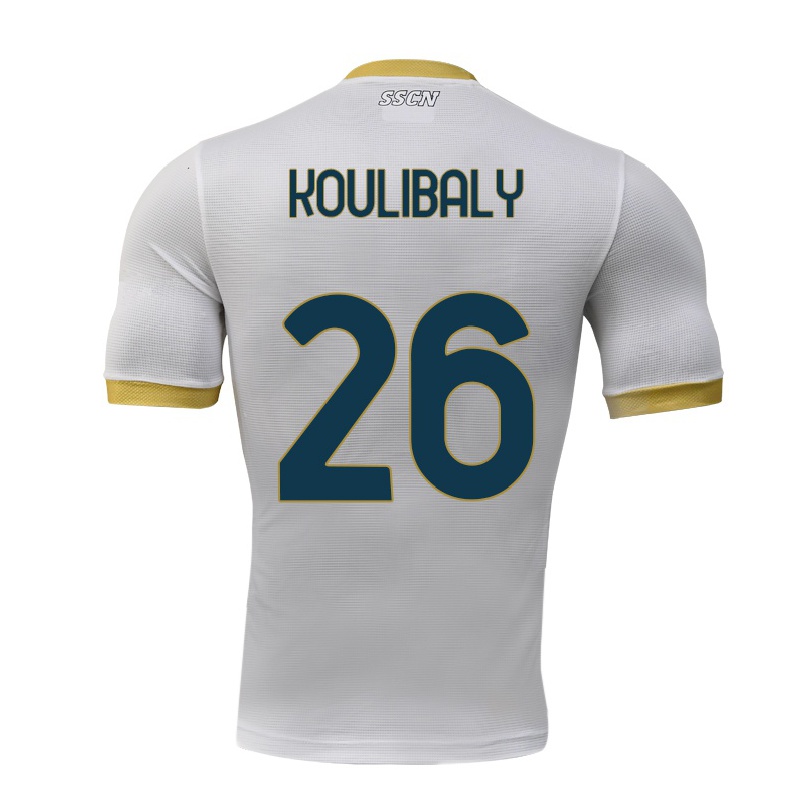 Hombre Fútbol Camiseta Kalidou Koulibaly #26 Gris 2ª Equipación 2021/22 La Camisa Chile