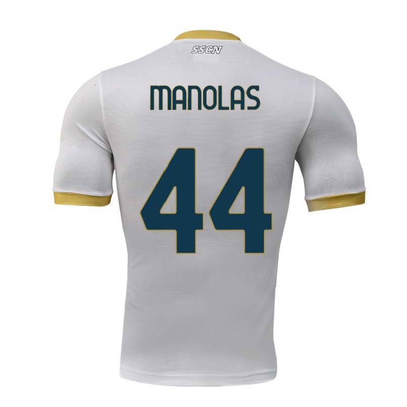 Hombre Fútbol Camiseta Konstantinos Manolas #44 Gris 2ª Equipación 2021/22 La Camisa Chile
