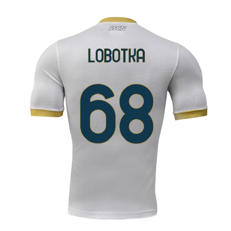 Hombre Fútbol Camiseta Stanislav Lobotka #68 Gris 2ª Equipación 2021/22 La Camisa Chile