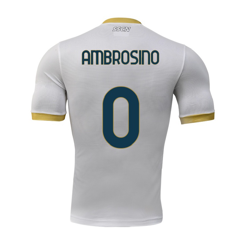 Hombre Fútbol Camiseta Giuseppe Ambrosino #0 Gris 2ª Equipación 2021/22 La Camisa Chile