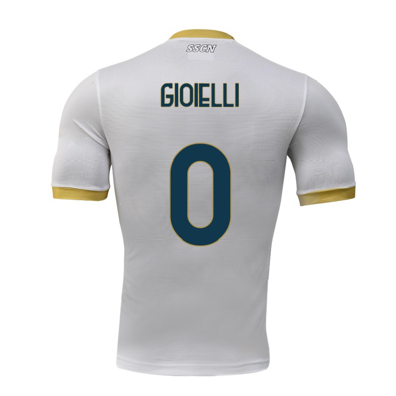 Hombre Fútbol Camiseta Francesco Gioielli #0 Gris 2ª Equipación 2021/22 La Camisa Chile
