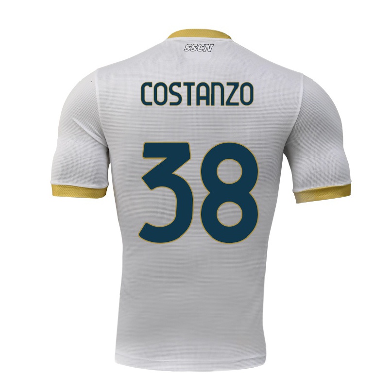 Hombre Fútbol Camiseta Davide Costanzo #38 Gris 2ª Equipación 2021/22 La Camisa Chile