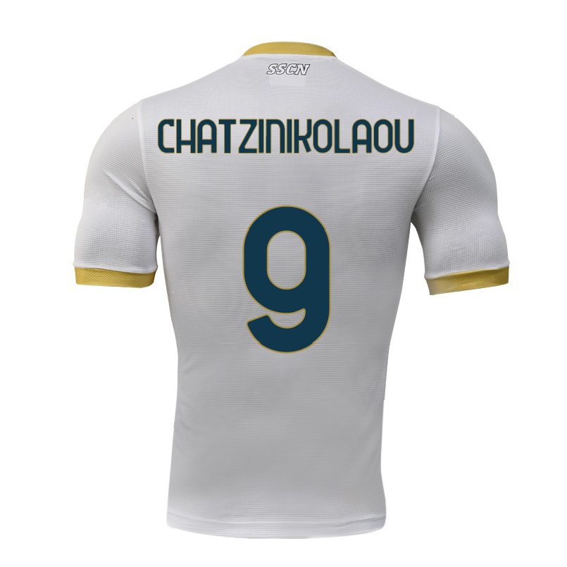Hombre Fútbol Camiseta Despoina Chatzinikolaou #9 Gris 2ª Equipación 2021/22 La Camisa Chile