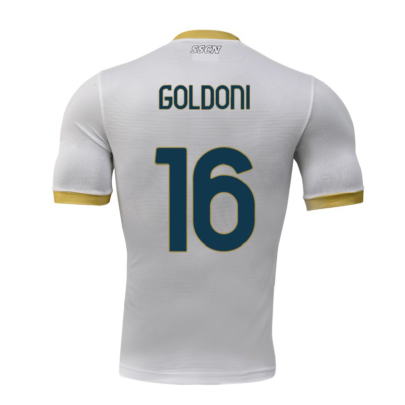 Hombre Fútbol Camiseta Eleonora Goldoni #16 Gris 2ª Equipación 2021/22 La Camisa Chile