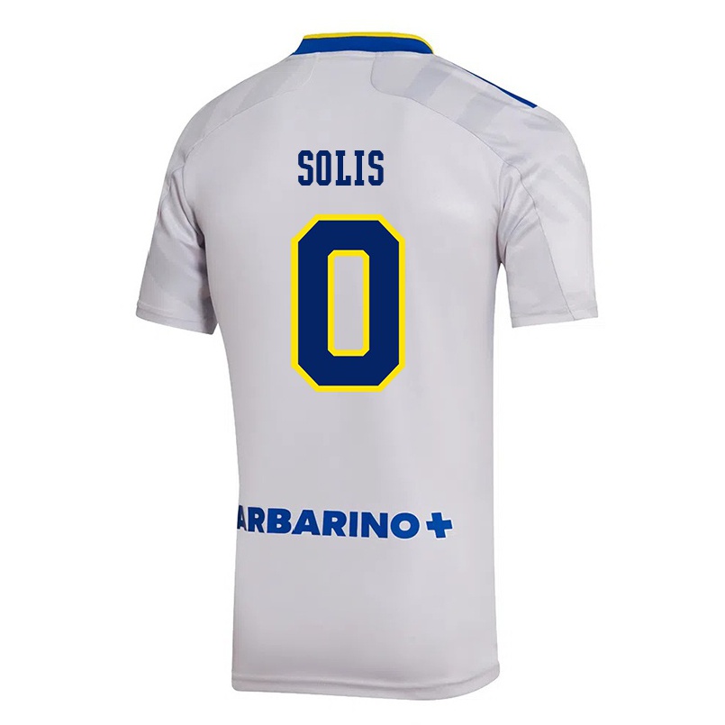 Hombre Fútbol Camiseta Nazareno Solis #0 Gris 2ª Equipación 2021/22 La Camisa Chile