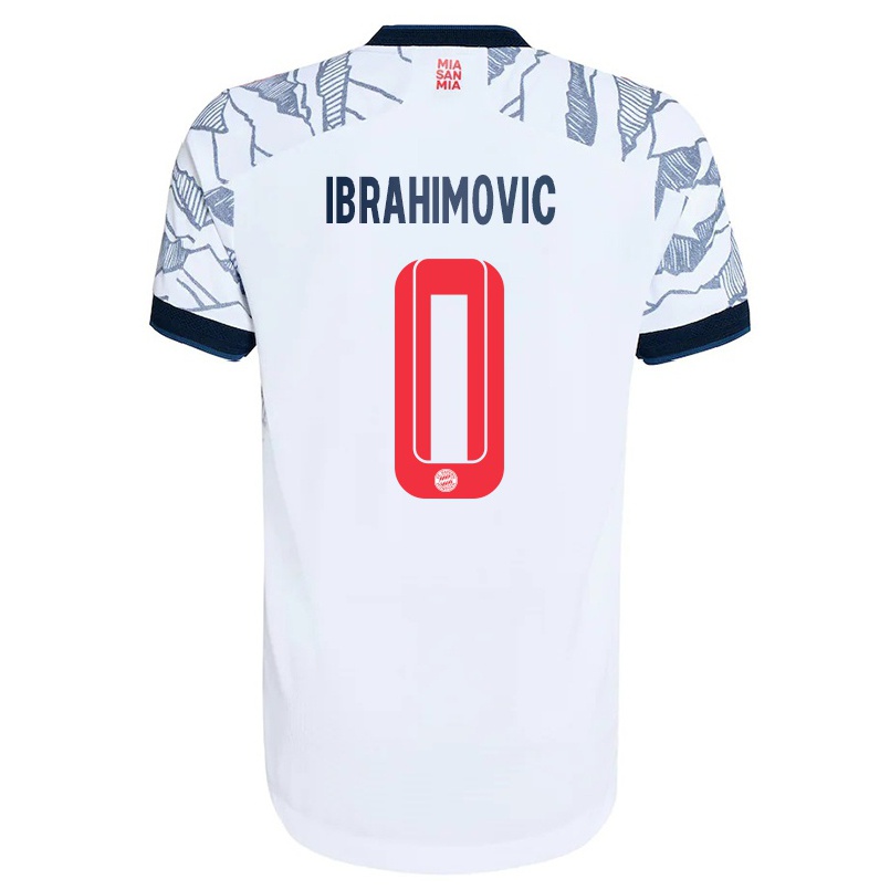 Hombre Fútbol Camiseta Arijon Ibrahimovic #0 Gris Blanco 3ª Equipación 2021/22 La Camisa Chile