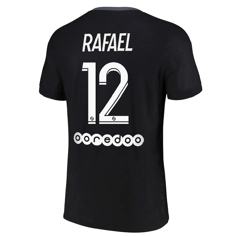 Hombre Fútbol Camiseta Rafinha #12 Negro 3ª Equipación 2021/22 La Camisa Chile