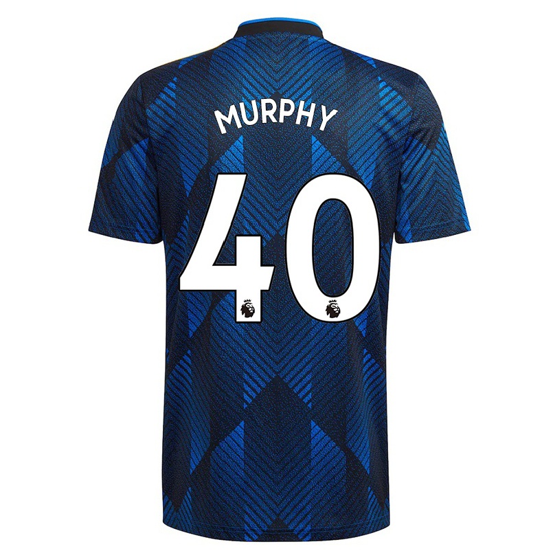 Hombre Fútbol Camiseta Niamh Murphy #40 Azul Oscuro 3ª Equipación 2021/22 La Camisa Chile