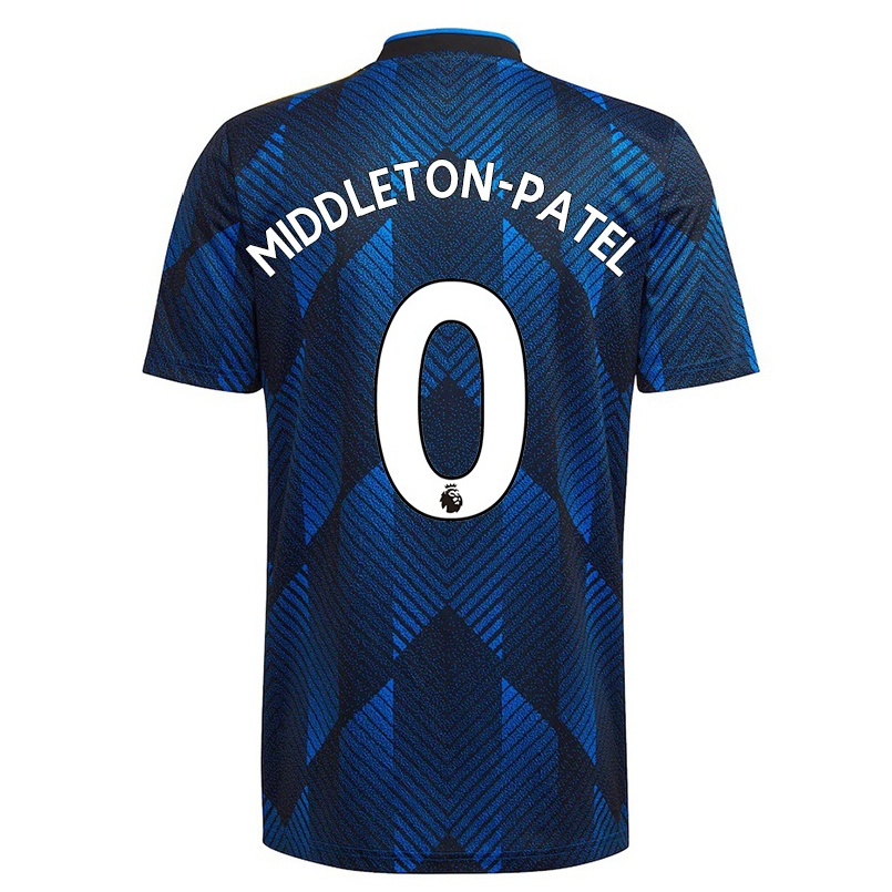 Hombre Fútbol Camiseta Safia Middleton-patel #0 Azul Oscuro 3ª Equipación 2021/22 La Camisa Chile